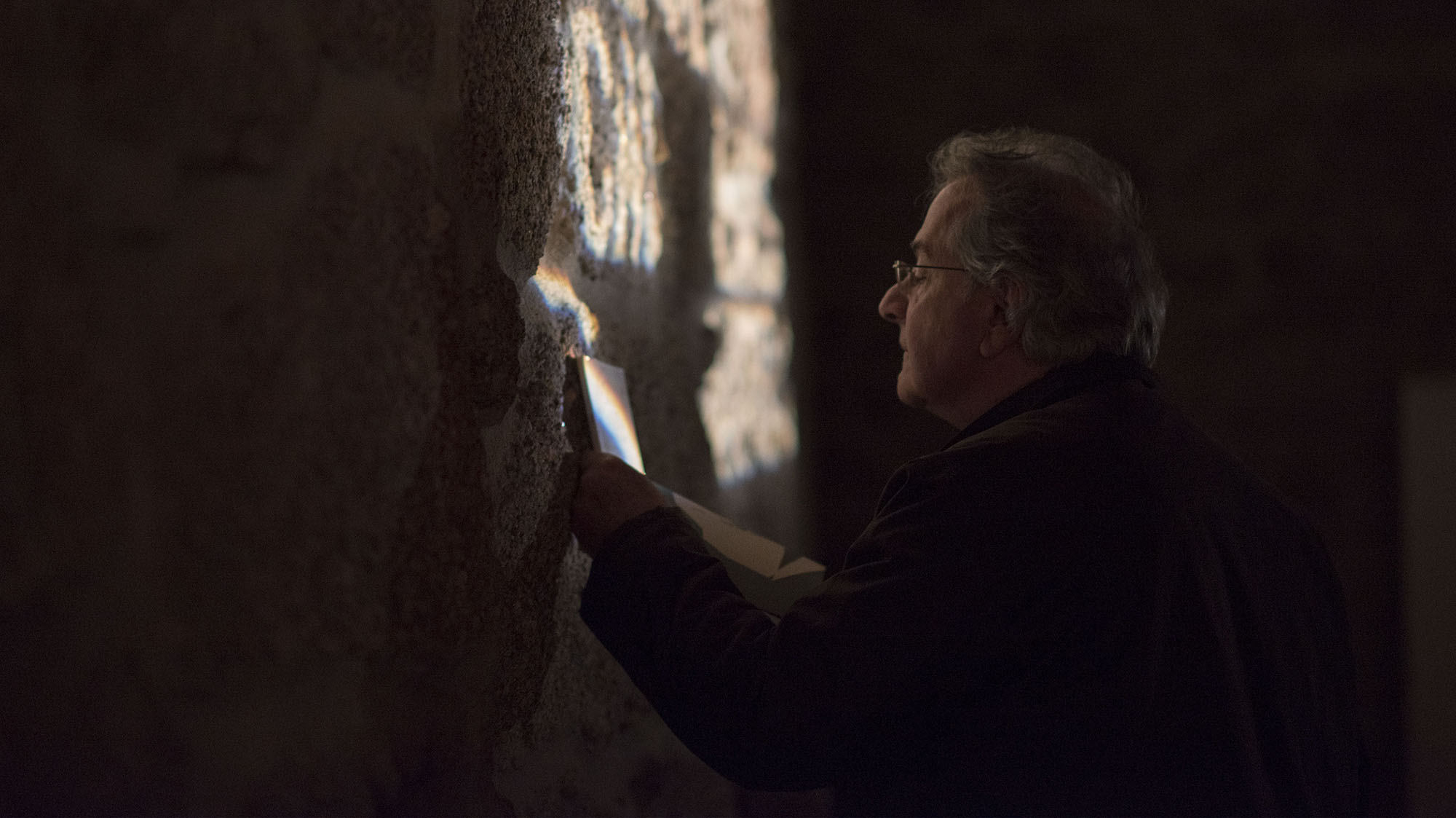 Astract photography about a man and is shadow